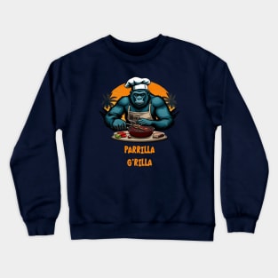 Parrilla G'rilla Master BBQ Griller Fun Pun Crewneck Sweatshirt